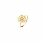 G10129-kultainen-sormus-kukka-keltainen-kivi-onneli-ja-anneli-koru-ystävyys-tammi-jewellery-finnish-design-shop-verkkokauppa-koru